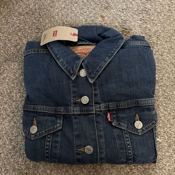 Levi's Ladies' Trucker Denim Jacket | Dark blue (Sweet Jane) - Picture 1 of 2